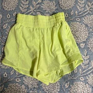 electric lemon lululemon size 2 hotty hots tall